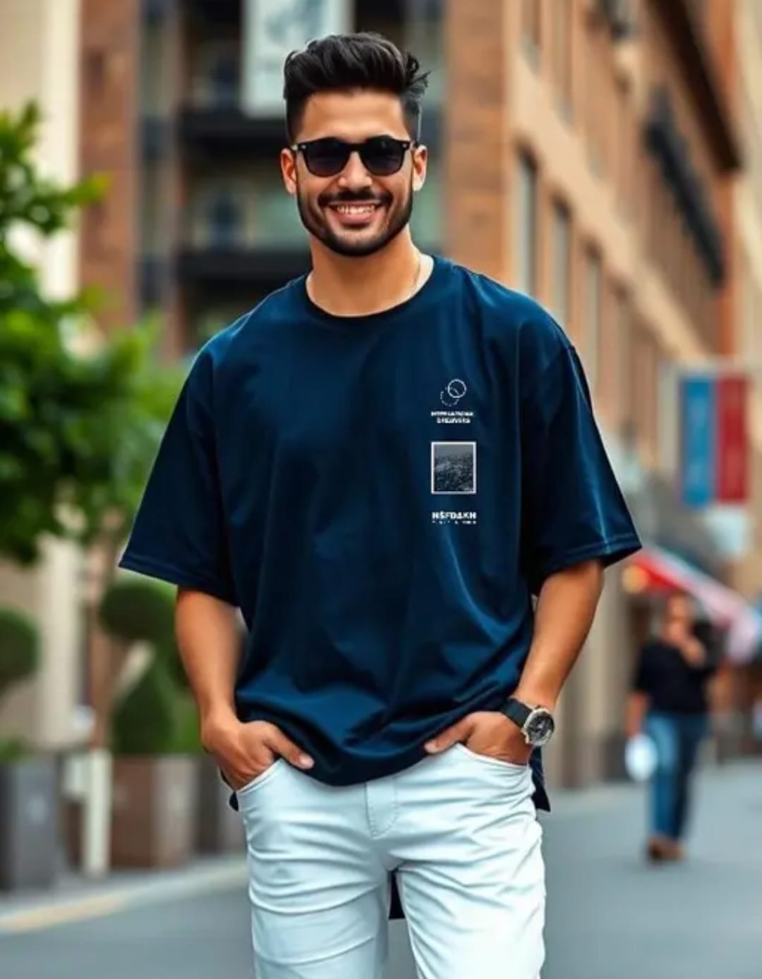 Men’s Oversized Graphic Streetwear T-Shirt
