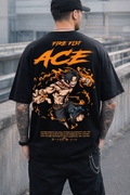 Fire Fist Ace T-shirt | ONE PIECE| DROPSHOULDER